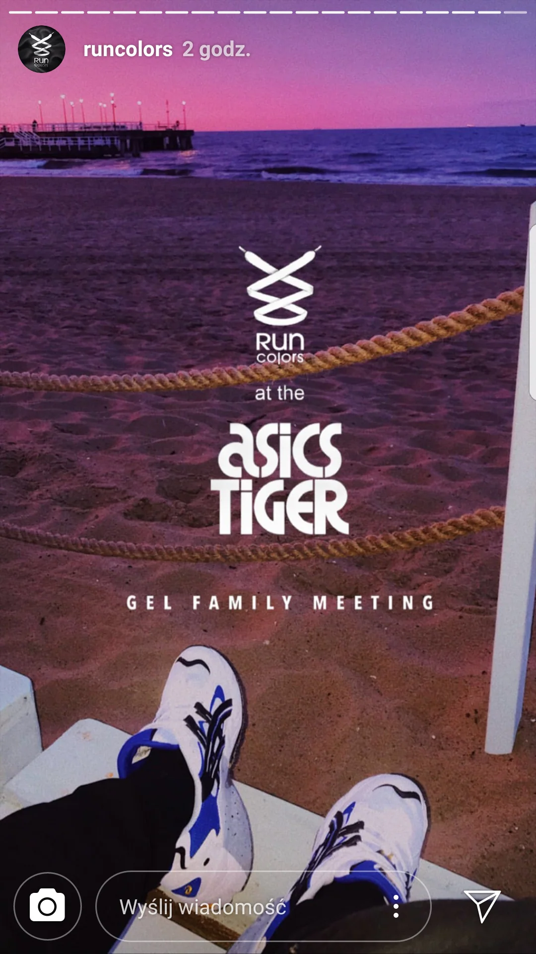 Asics GEL Family Meeting nad morzem