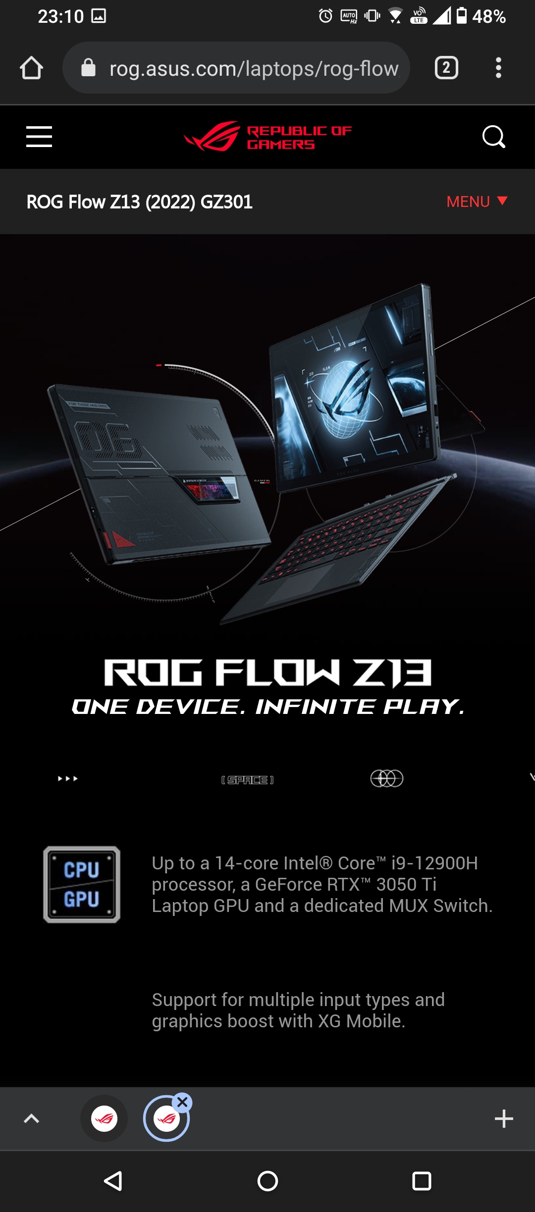 Komunikacja premiery ASUS ROG Flow Z13