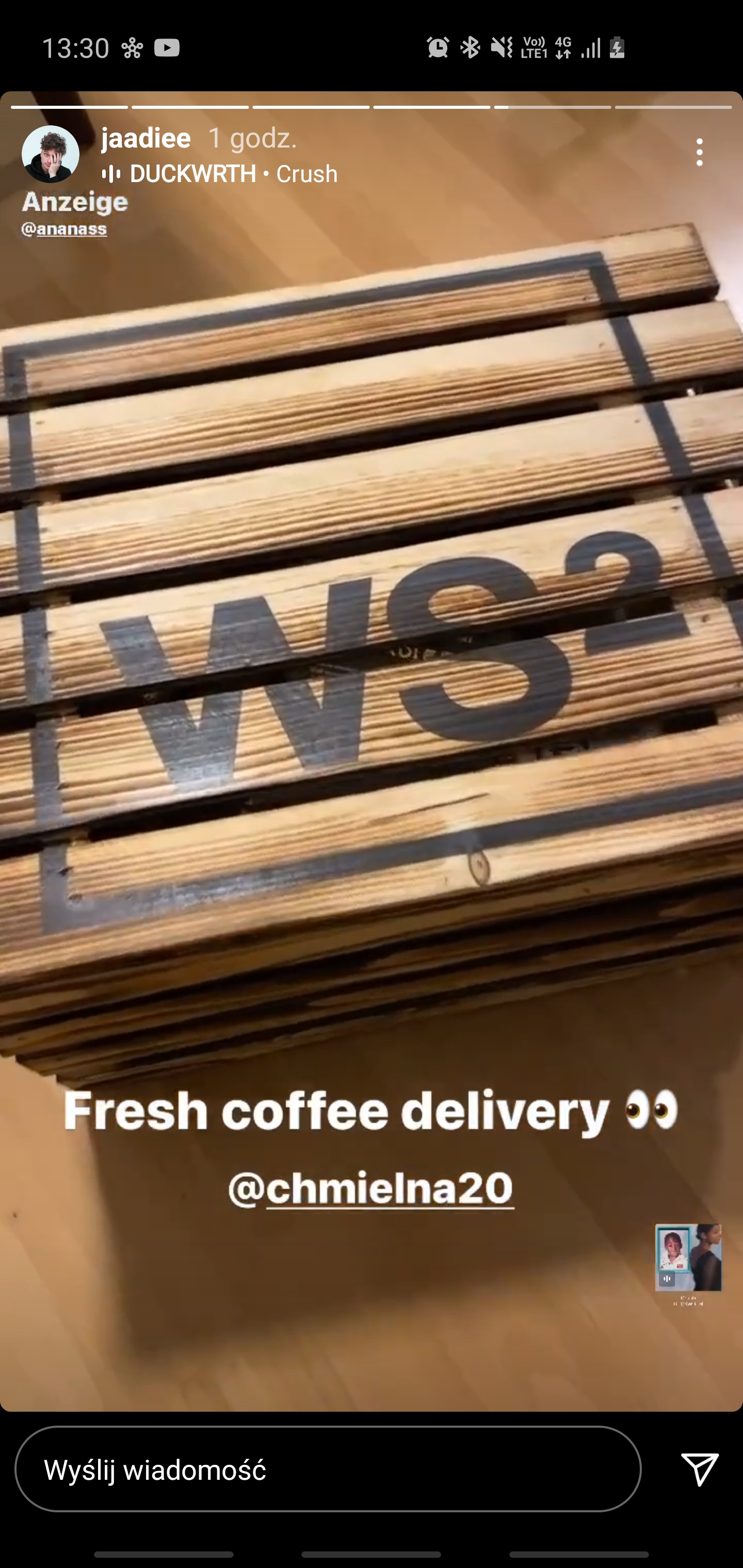 Drewniane opakowanie WS2 dla Dark Mocha