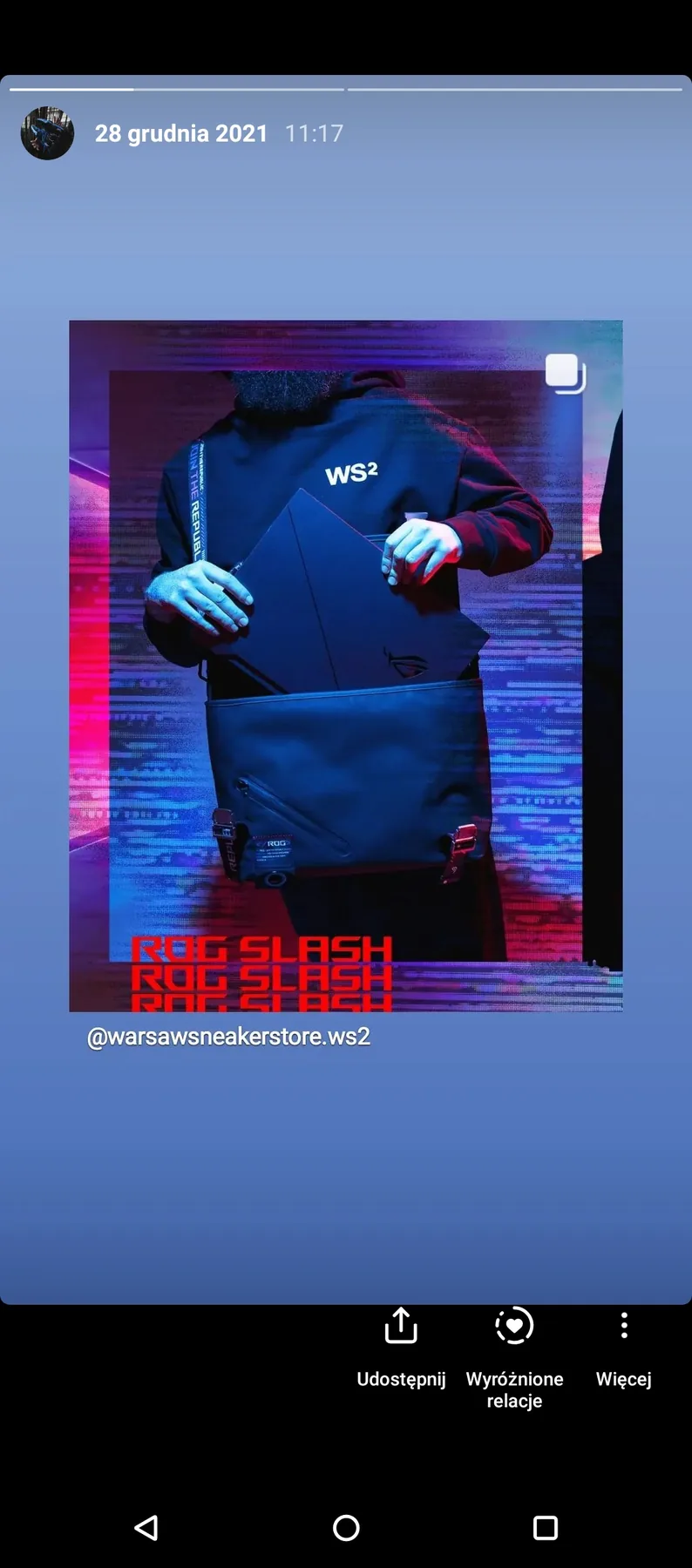 ASUS ROG × WS2 — seeding / publikacja