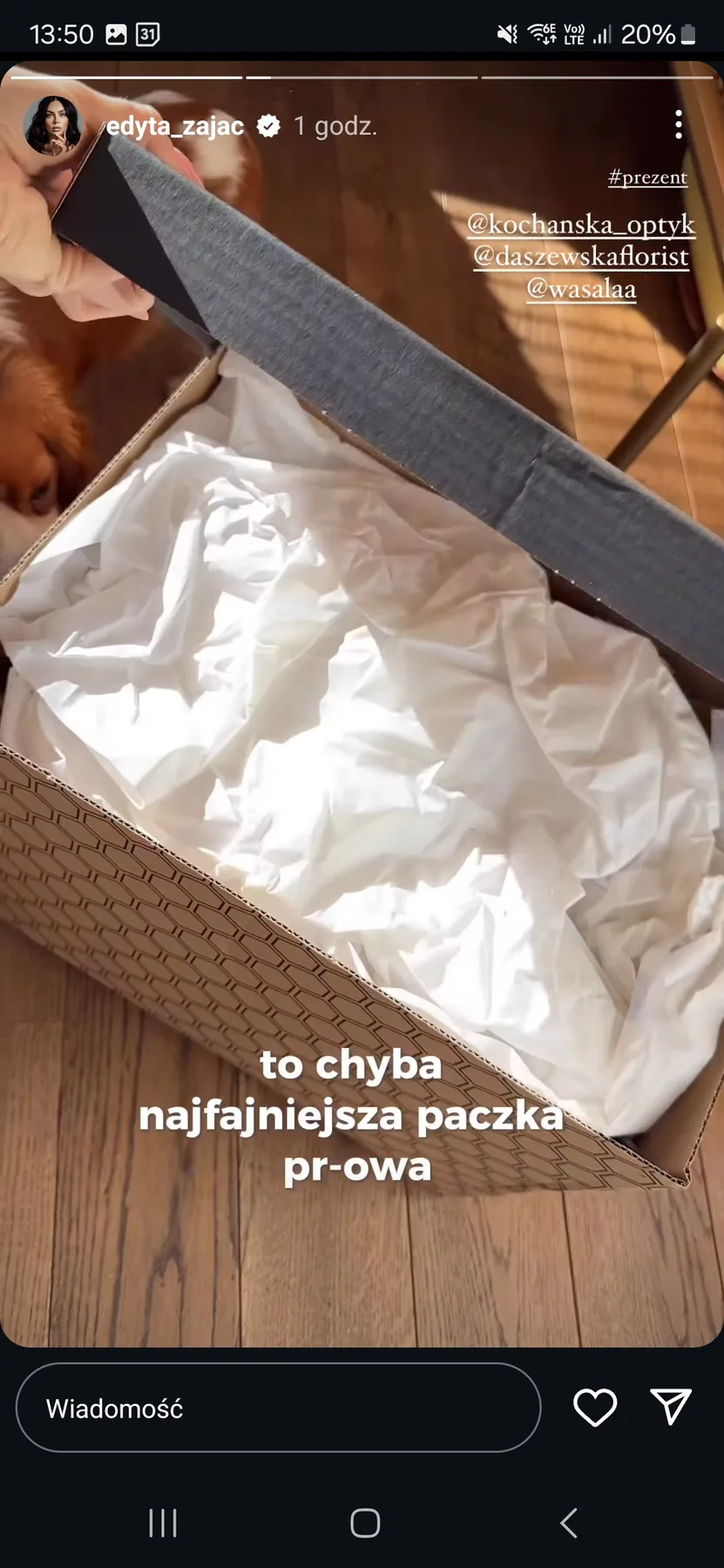 Optyk Kochański × Wasalaa — rozpakowanie paczki / zawartość
