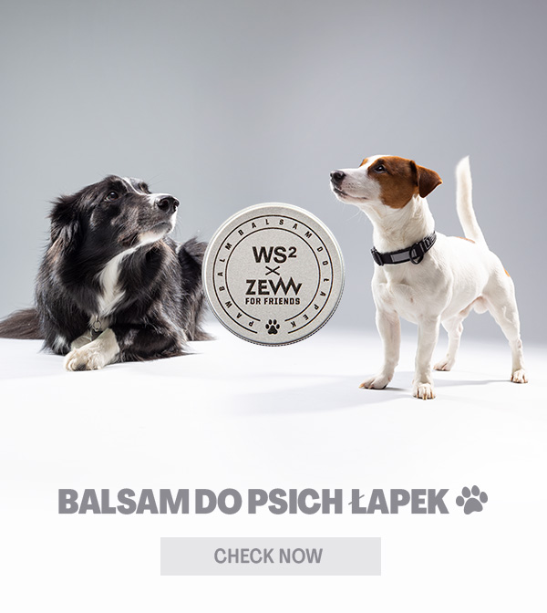 Materiał kampanii balsamu do psich łap
